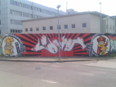 Graffiti Wall - Photo by DerKoeter - sowe, magdeburg