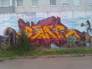 Graffiti Wall - Photo by DerKoeter - star, magdeburg