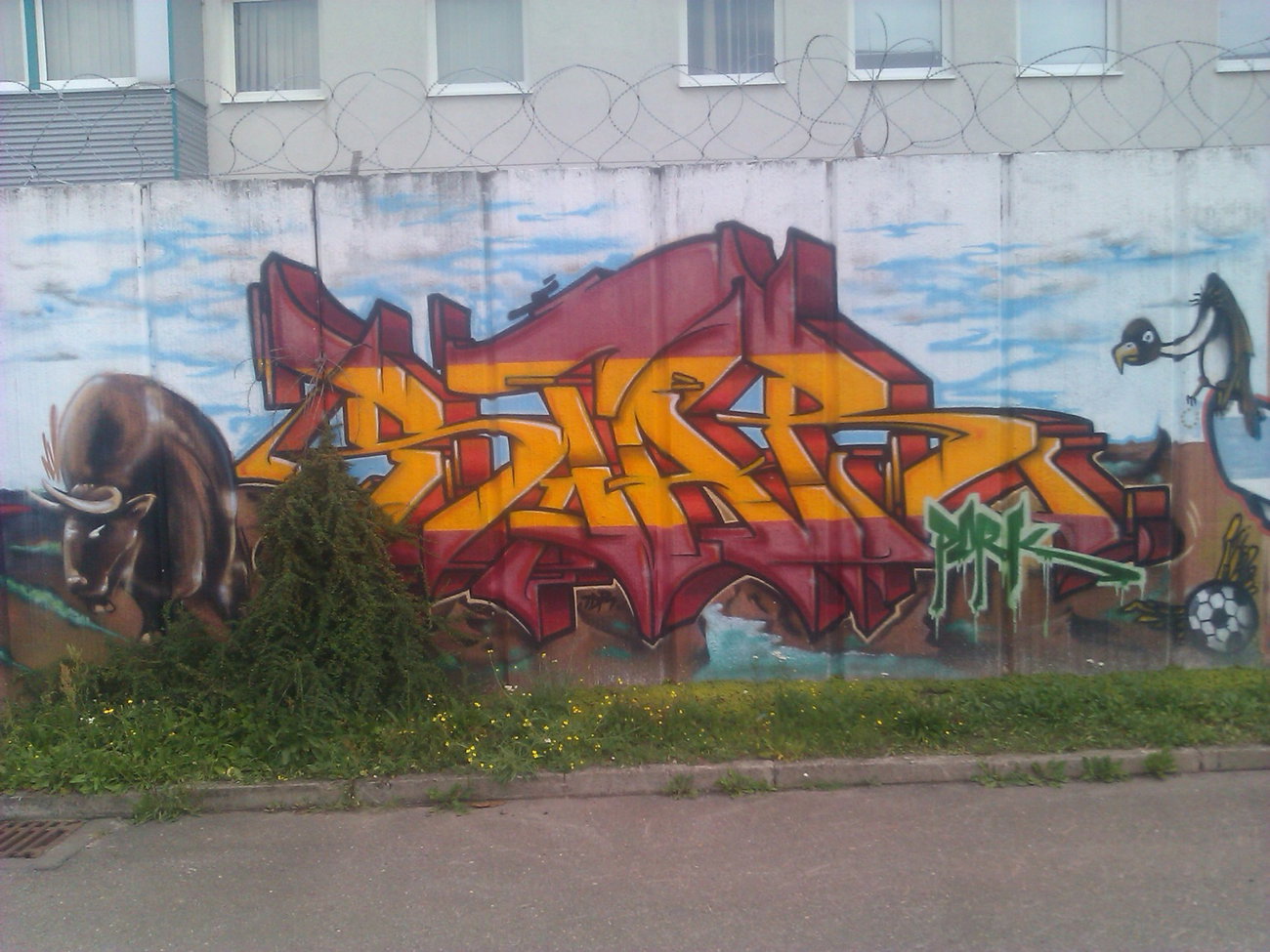 Graffiti Wall - Photo by DerKoeter - star, magdeburg