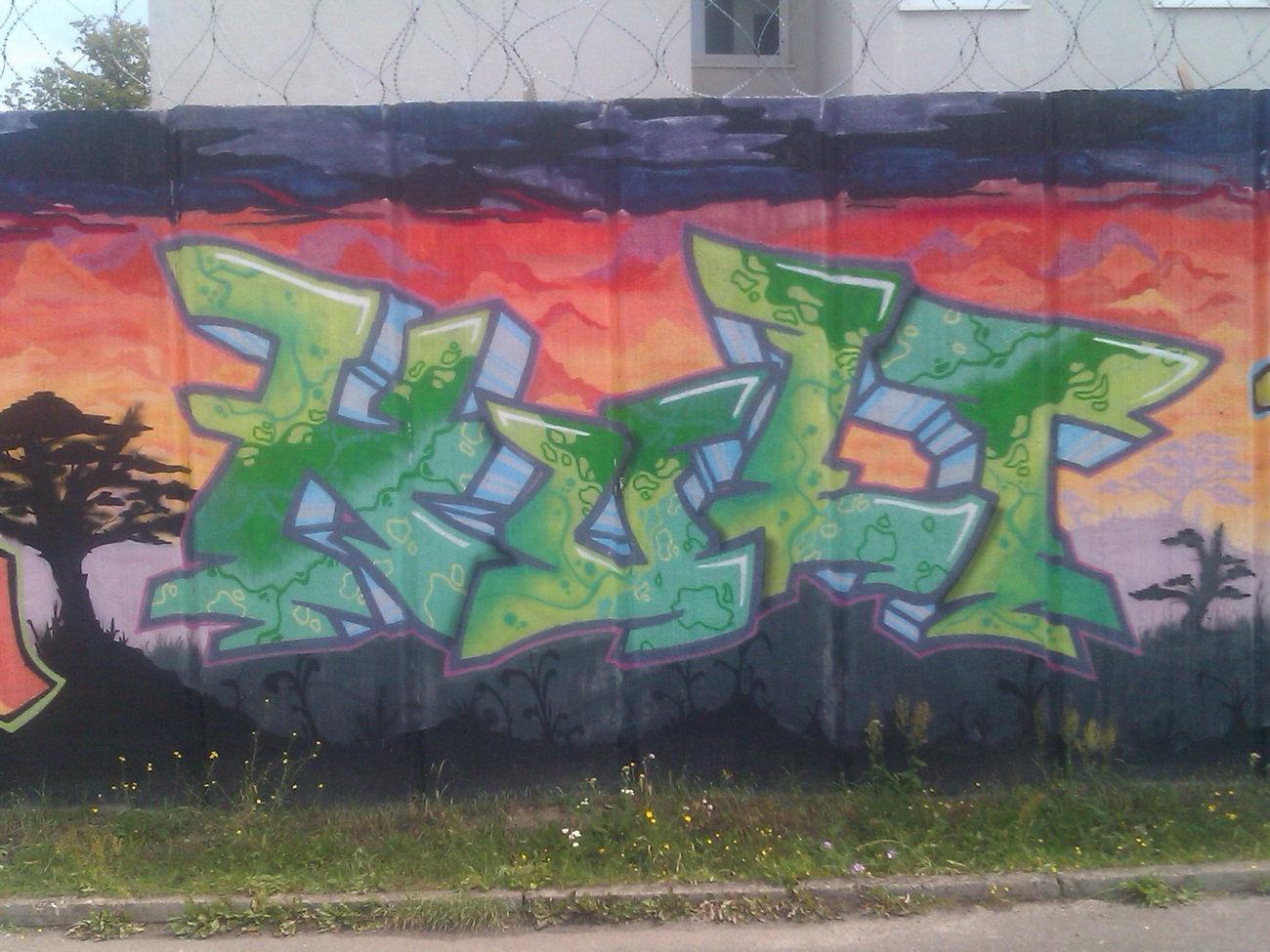 Graffiti Wall - Photo by DerKoeter - kult, magdeburg