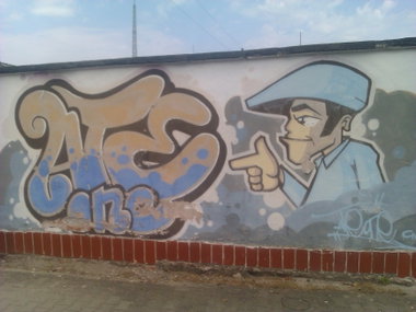 Graffiti Wall - Photo by DerKoeter - ate, ateone, magdeburg