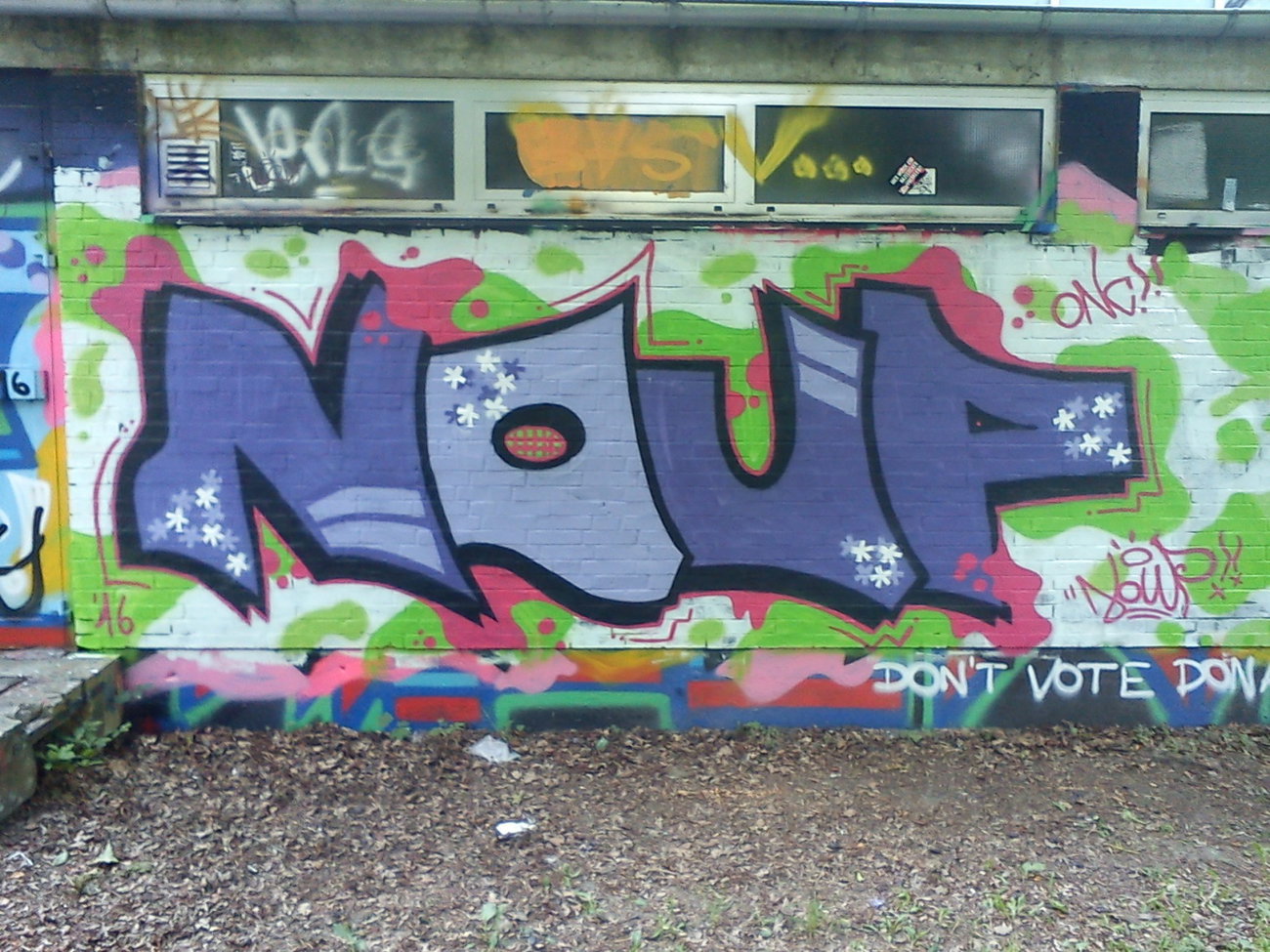 Graffiti Wall - Photo by DerKoeter - Noup, Haupthall, schöningen (2016)