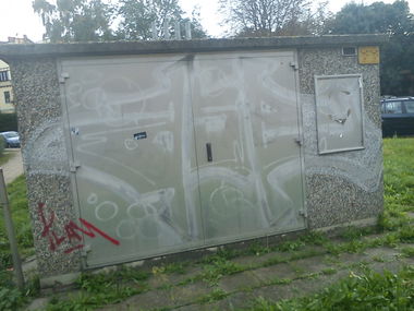Graffiti Bombing - Photo by DerKoeter - magdeburg