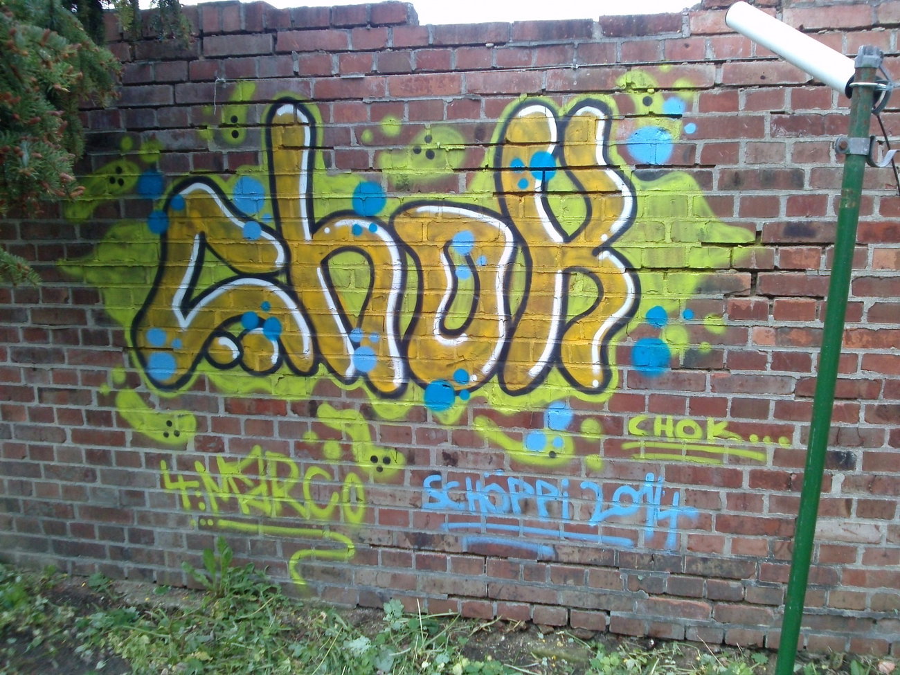 Graffiti Wall - Photo by DerKoeter - chok, schöppenstedt (2014)