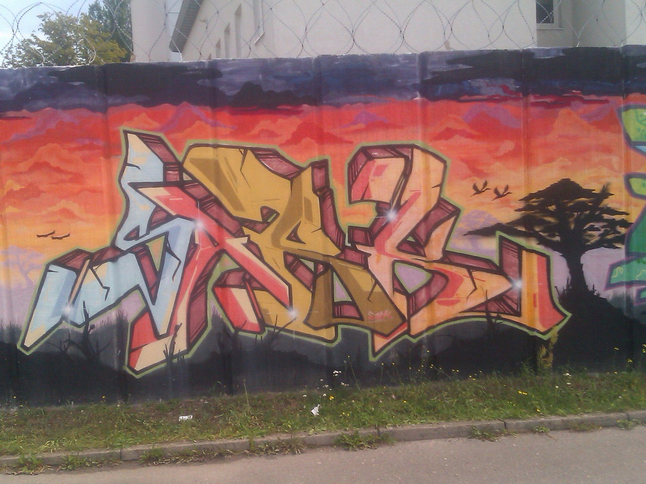Graffiti Wall - Photo by DerKoeter - sark, magdeburg