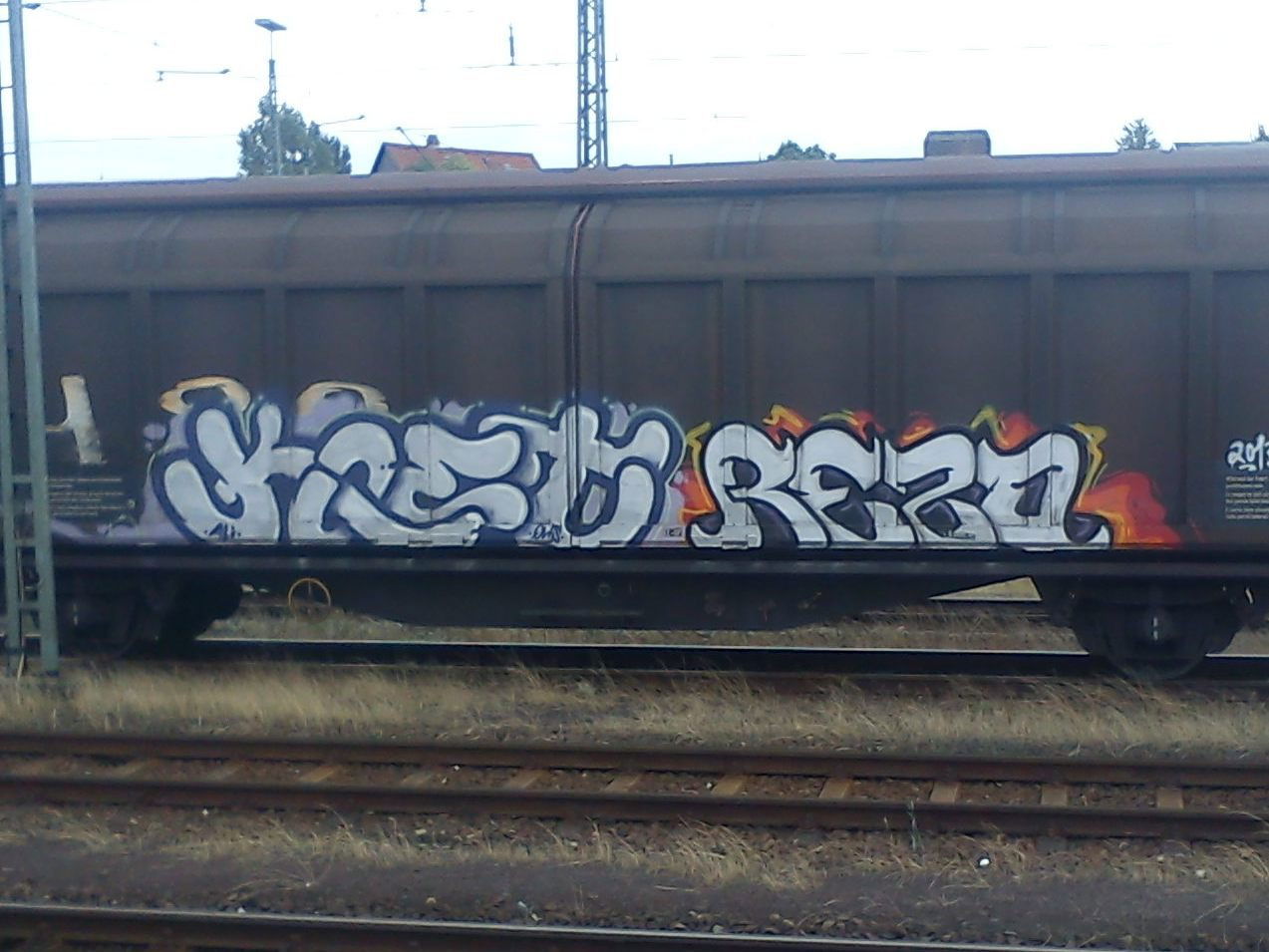 Graffiti Train - Photo by DerKoeter - cargo, helmstedt, koet