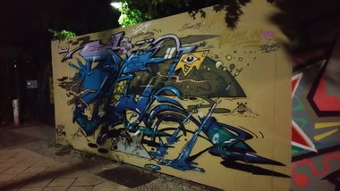 Graffiti Wall - Photo by DerKoeter - berlin
