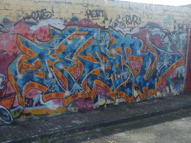 Graffiti Wall - Photo by DerKoeter - fear, braunschweig (2014)