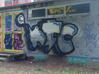 Graffiti Wall - Photo by DerKoeter - ktc, haupthall, schöningen (2014)
