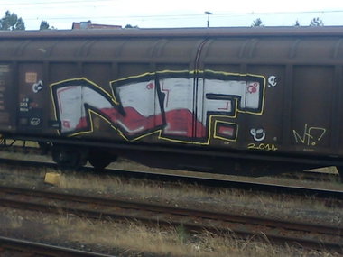 Graffiti Wall - Photo by DerKoeter - nf, cargo, helmstedt (2011)