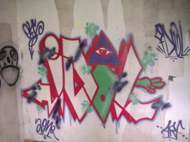 Graffiti Wall - Photo by DerKoeter - idol, magdeburg