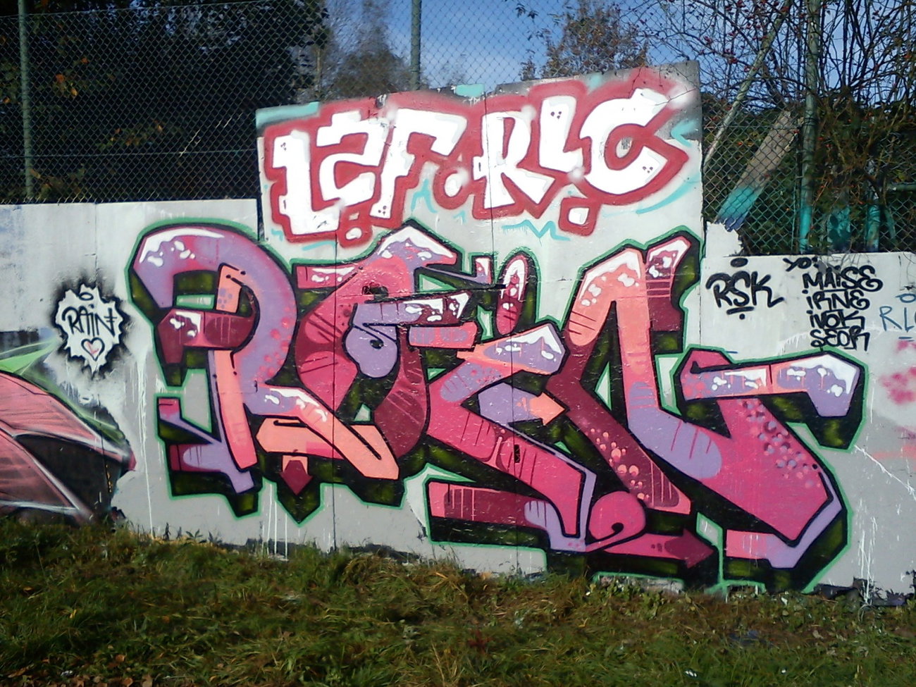 Graffiti Wall - Photo by DerKoeter - rain, lzf, klc
