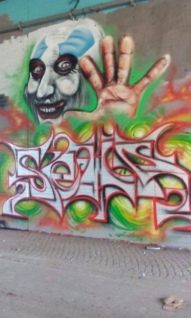 Graffiti Wall - Photo by DerKoeter - sewa, underthebridge, braunschweig (2015)