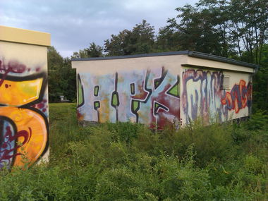 Graffiti Bombing - Photo by DerKoeter - apk, magdeburg