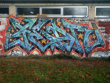 Graffiti Wall - Photo by DerKoeter - fear, haupthall, schöningen (2014)