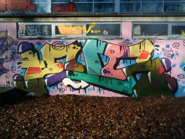 Graffiti Wall - Photo by DerKoeter - jens, haupthall, schöningen (2015)
