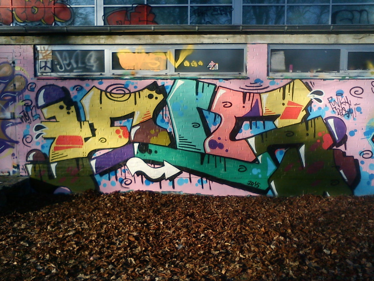 Graffiti Wall - Photo by DerKoeter - jens, haupthall, schöningen (2015)