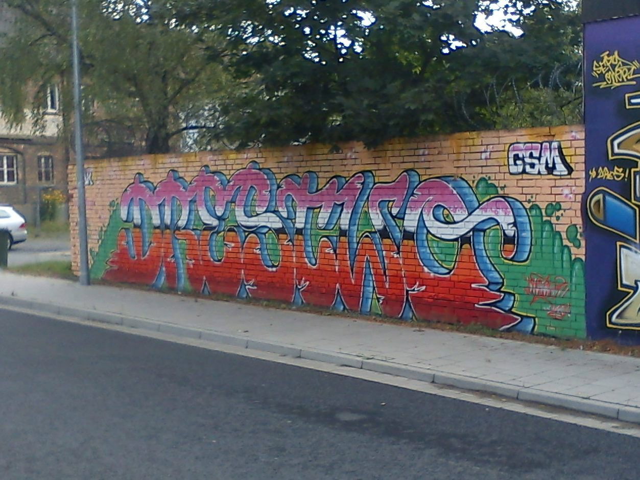 Graffiti Wall - Photo by DerKoeter - dres, drestwo, braunschweig