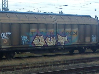 Graffiti Wall - Photo by DerKoeter - cargo, helmstedt, out