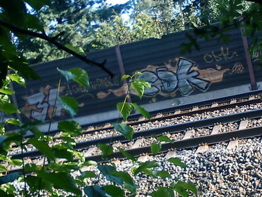 Graffiti Bombing - Photo by DerKoeter - cdk, crew, 34