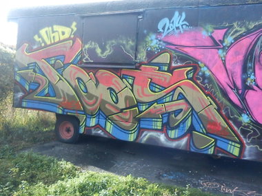 Graffiti Wall - Photo by DerKoeter - toos, ohd, osthood (2014)