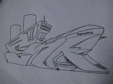 Graffiti Sketch - Photo by DerSnake - snake, P4F (2013)