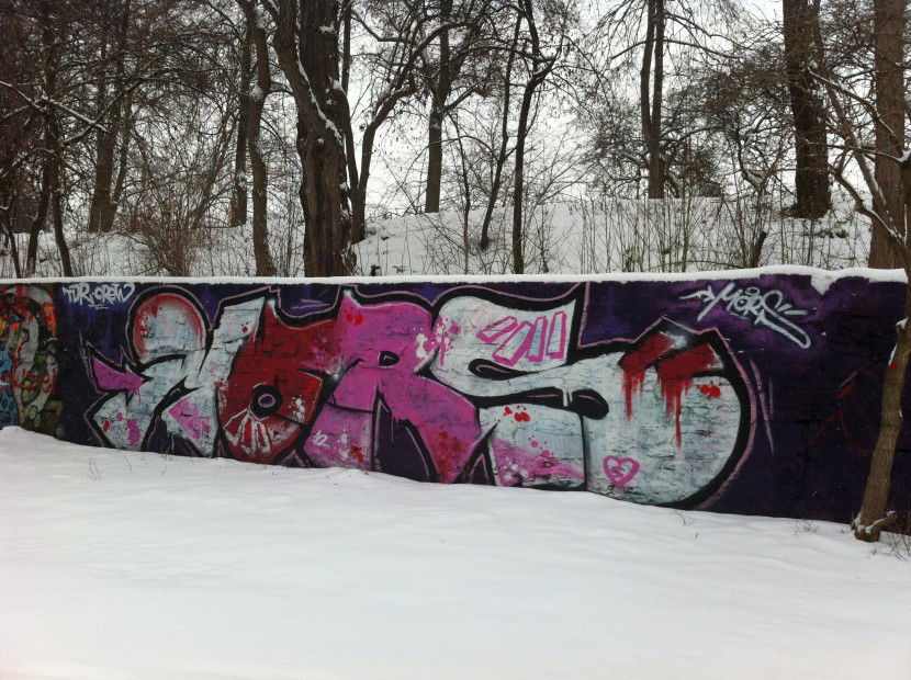 Graffiti Wall in Göttingen - Photo by DerUrzornige - Mors, Tdr (2013)