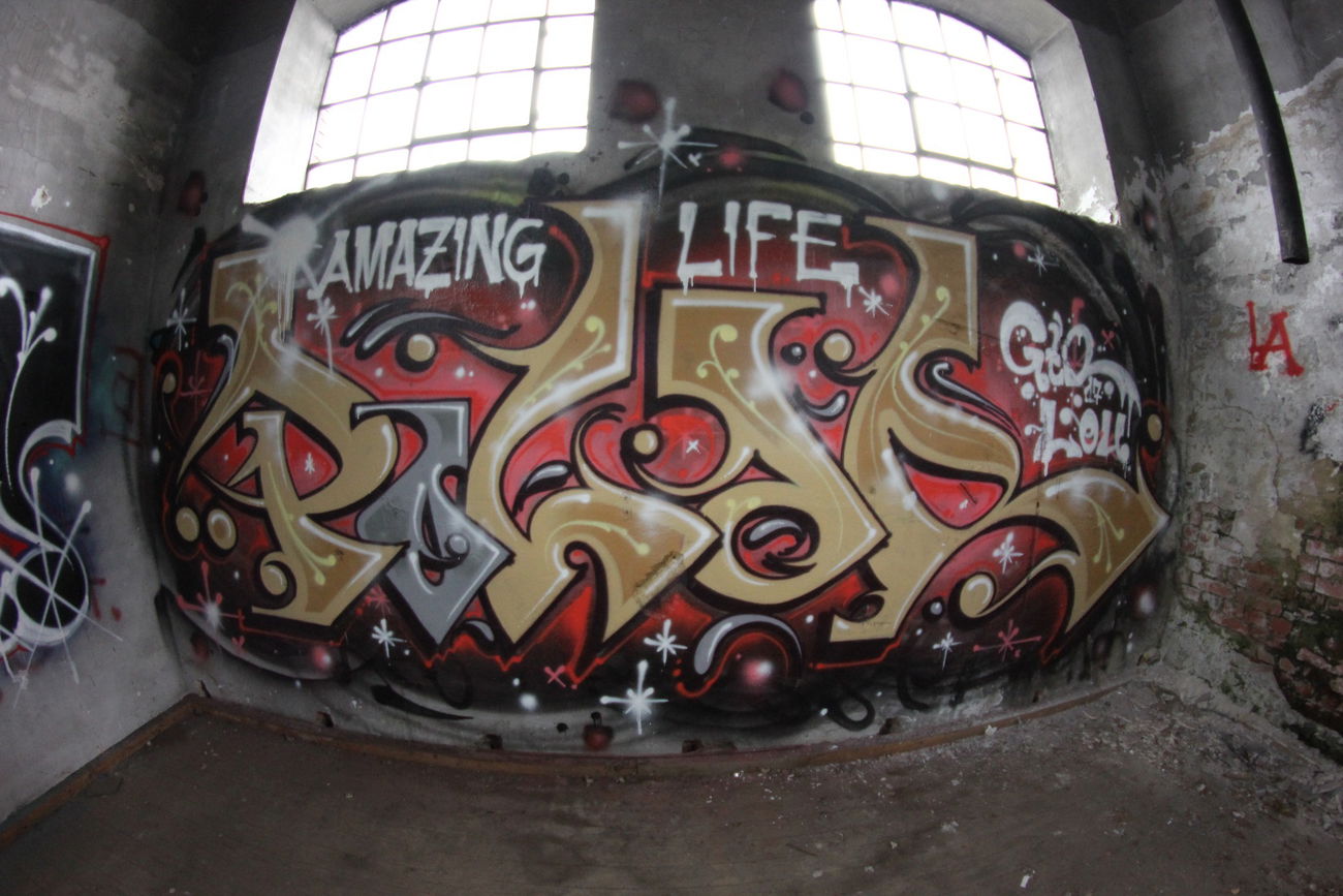 Graffiti Wall - Photo by DerletzteUwe - polar, lou