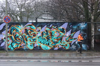 Graffiti Wall - Photo by DerletzteUwe - chedo, ocb, kfc