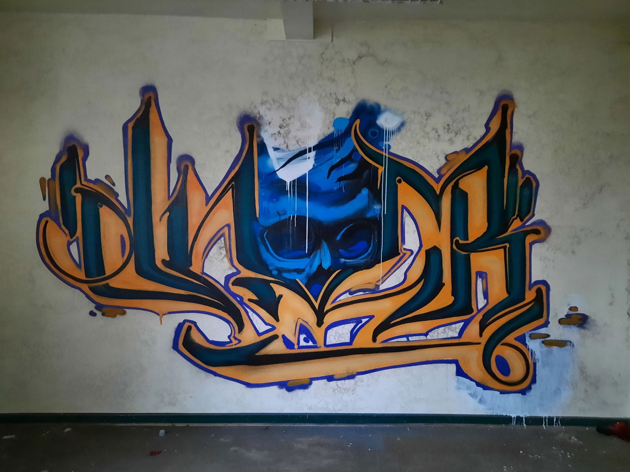 Graffiti Wall - Photo by DerletzteUwe - hamburg, abandoned, 2020