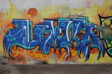 Graffiti Wall - Photo by DerletzteUwe - umka, lou, gtr