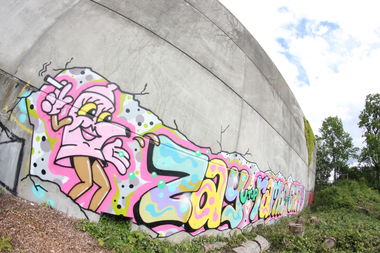 Graffiti Wall - Photo by DerletzteUwe - zay, rambo, kidcrap