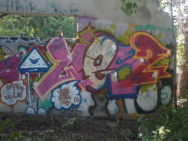 Graffiti Wall - Photo by Des2 - Wes2, Juba, Kulka (2013)
