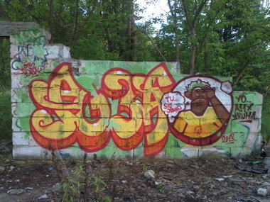 Graffiti Wall - Photo by Des2 - Juba, Wes2, Skuha (2013)