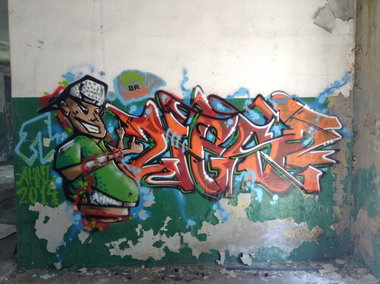 Graffiti Wall - Photo by Des2 - Wes2, AHNL (2014)