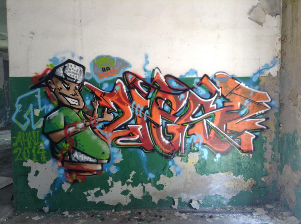 Graffiti Wall - Photo by Des2 - Wes2, AHNL (2014)