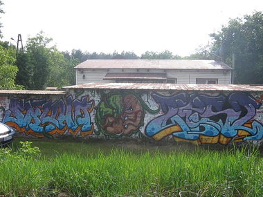 Graffiti Wall - Photo by Des2 - Wes2, Skuha, AHNL (2012)