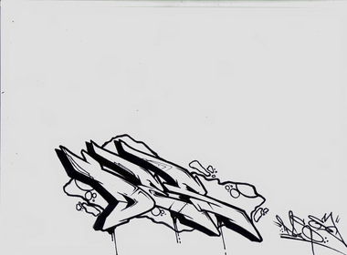 Graffiti Sketch - Photo by Des93 - des93, white, style (2014)