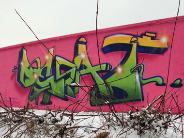 Graffiti Wall in München - Photo by Desatone (2013)