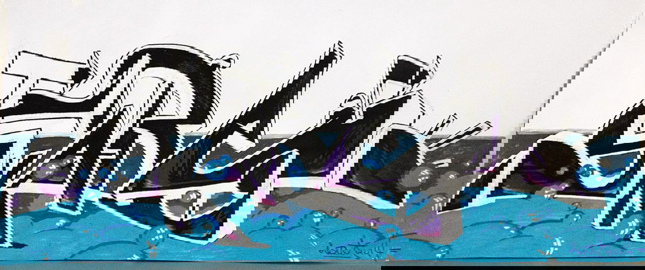 Graffiti Sketch - Photo by Desatone (2014)