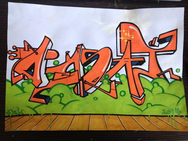 Graffiti Sketch - Photo by Desatone - Desat, Sketch, FSK (2014)