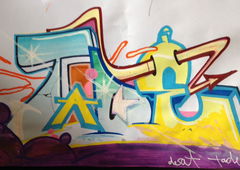 Graffiti Wall - Photo by Desatone