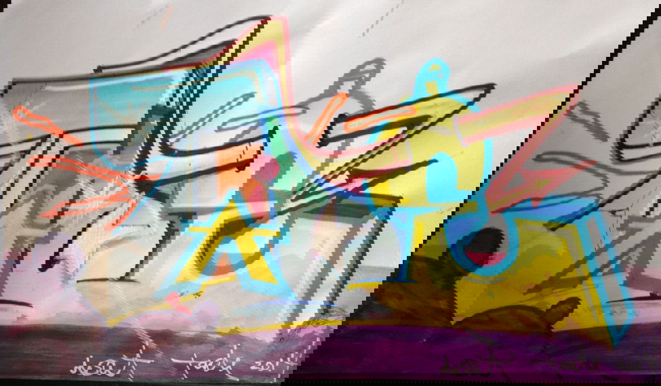 Graffiti Wall - Photo by Desatone