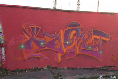 Graffiti Wall in München - Photo by Desatone - desat, fsk (2015)