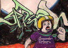 Graffiti Sketch - Photo by Desatone