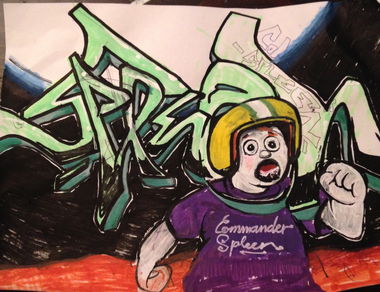 Graffiti Sketch - Photo by Desatone