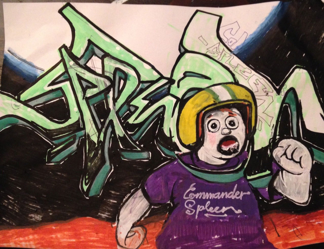 Graffiti Sketch - Photo by Desatone