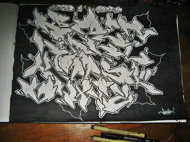 Graffiti Wall - Photo by Desaw1 - desaw, alphabeat, a-z