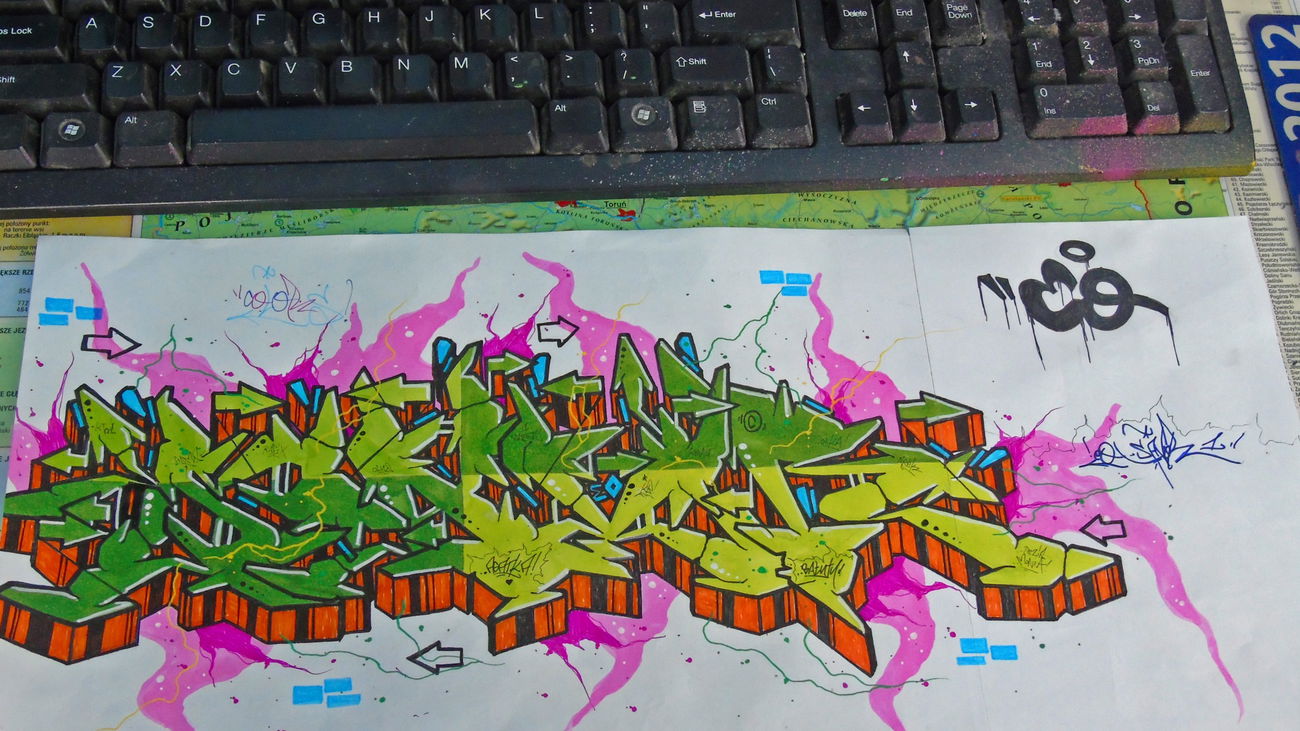 Graffiti Sketch - Photo by Desaw1 - saver, dsaw, desaw (2015)