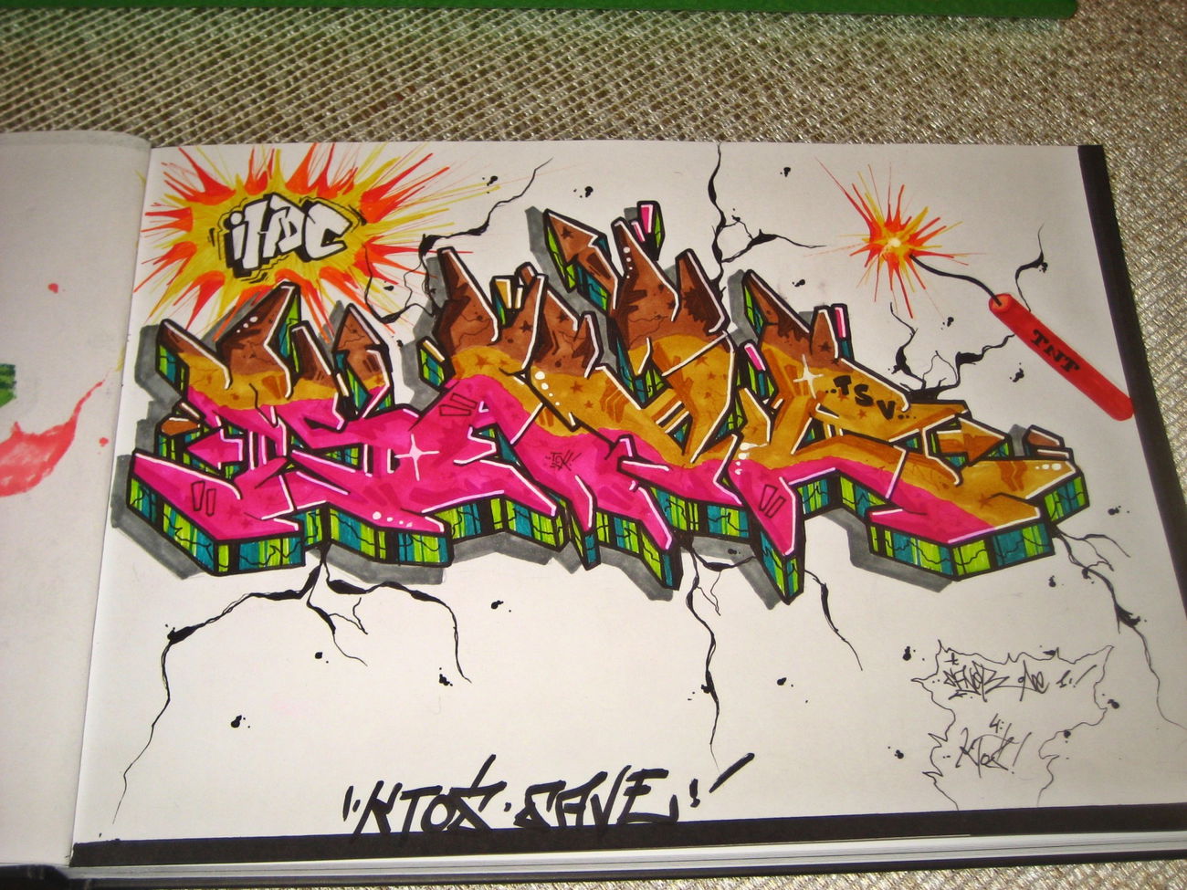 Graffiti Sketch - Photo by Desaw1 - desaw, ktoś, colors (2015)